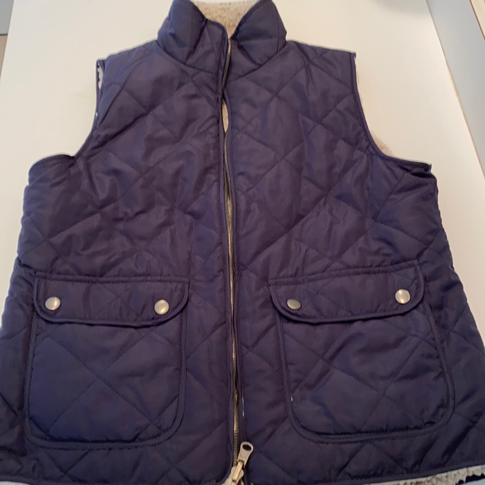 Ladies Navy Blue reversible Vest
